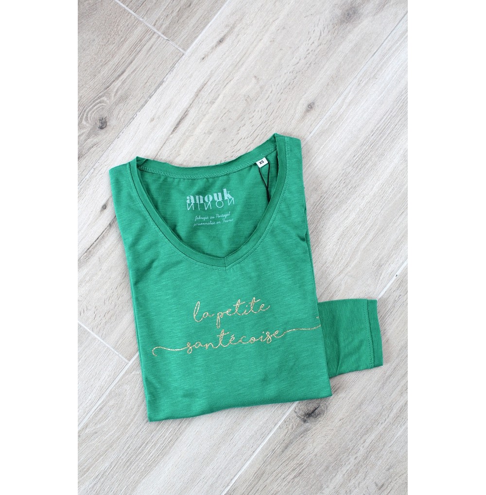 Tee-shirt ML "la petite Santécoise" Anouk & Ninon