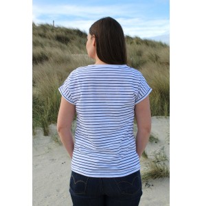 Tee-shirt rayé Homard marine Roscoff Anouk & Ninon